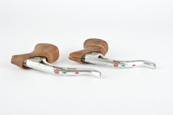 Campagnolo Super Record #4062 brake lever set with world logo and Rossin Panto from 1976
