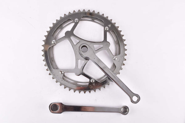 ATB cottered chromed steel crankset with 52/47 teeth and 170mm length from the 1950s / 1960s