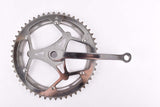 ATB cottered chromed steel crankset with 52/47 teeth and 170mm length from the 1950s / 1960s