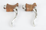 Campagnolo Super Record #4062 brake lever set with world logo and Rossin Panto from 1976