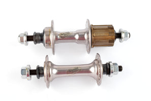 NOS Shimano Exage mountain #FH-M450, HB-M450 7 speed hubs with solid spindle from 1980s