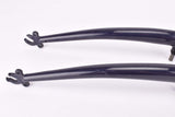 28" Dark Blue Trekking Steel Fork with Eyelets for Fenders and Rack