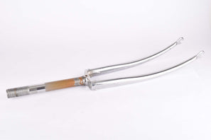 28" Fangio chrome steel fork with Campagnolo dropouts from the 1980s