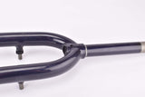 28" Dark Blue Trekking Steel Fork with Eyelets for Fenders and Rack