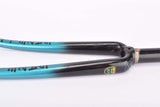 28" Black / metalic Turquois Gazelle Panto Steel Fork with Reynolds 531 tubing and Campagnolo dropouts from the late 1980s - early 1990s
