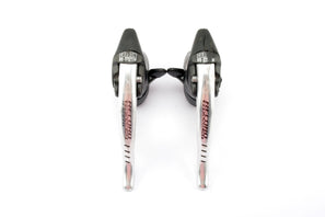 Campagnolo Record Titanium Carbon BB-System 2/9 speed shifting brake levers from the 1990s