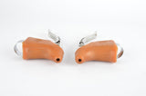 Campagnolo Nuovo Gran Sport #1040/1A milled brake lever set with brown hoods and Chesini Panto