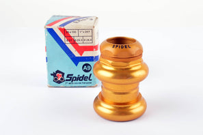 NEW Spidel (made by Stronglight) gold anodized A9 headset with french threading from 1984 NOS/NIB