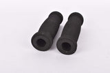 NOS Black Foam bike handlebar grips with bar end plugs