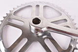 NOS cottered chromed steel single crank set with 46 teeth in 170mm