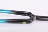 28" Black / metalic Turquois Gazelle Panto Steel Fork with Reynolds 531 tubing and Campagnolo dropouts from the late 1980s - early 1990s