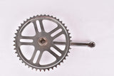 NOS cottered chromed steel single crank set with 46 teeth in 170mm