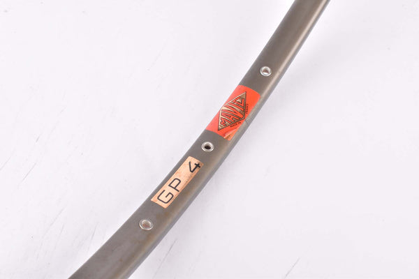 NOS Mavic GP4 dark anodized tubular single rim 700c/622mm with 28 holes from the 1980s