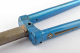 1" Steel fork with braze-ons for fenders and front rack from the 1970s