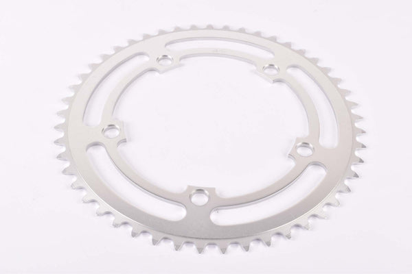 NOS Aluminium chainring with 49 teeth and 130 BCD from the 1980s