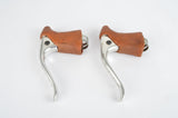 Shimano 105 Golden Arrow #BL-H105 non-aero brake lever set with brown hoods