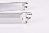 28" Silver aero Steel Fork with full CrMo tubing for 1" ahead headset