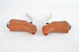 Shimano 105 Golden Arrow #BL-H105 non-aero brake lever set with brown hoods