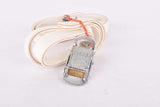 NOS White Verma rubber toe clip straps