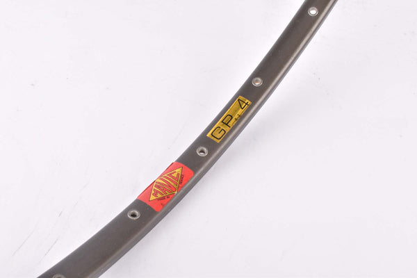 NOS Mavic GP4 dark anodized tubular single rim 700c/622mm with 28 holes from the 1980s