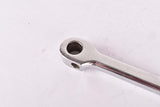 NOS cottered chromed steel single crank set with 46 teeth in 170mm