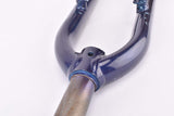 26" Dark Blue MTB Steel Fork with Eyelets for Fenders