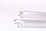 28" Silver aero Steel Fork with full CrMo tubing for 1" ahead headset