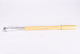 silver/yellowed Silca Impero bike pump in 445-470mm from the 1970s - 80s