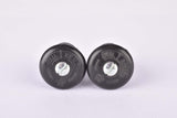 NOS black Milremo handlebar end plugs