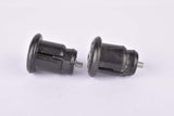 NOS black Milremo handlebar end plugs