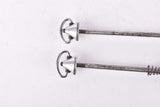 Campagnolo pre cpsc quick release set Record and Super Record, #1001/3 and #1006/8 front and rear Skewer from the 1950s - 1970s