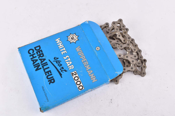 NOS/NIB 7-speed / 8-speed Wippermann Weiss-Stern 2000 Sport (White Star) Schaltungskette Nr. #127 Chain in 1/2" x 3/32" with 116 links