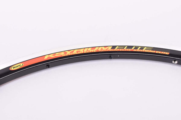 NOS black Mavic Ksyrium Elite QRM+ single clincher rim in 700c/622mm with 20 holes