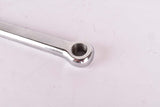 NOS cottered chromed steel single crank set with 46 teeth in 170mm