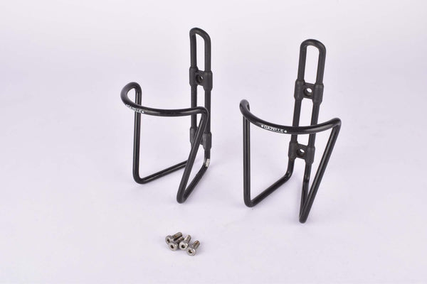 Black Gazelle labled water bottle cage set