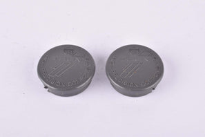 Grey Thun plastic crank set dust caps