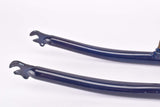 26" Dark Blue MTB Steel Fork with Eyelets for Fenders