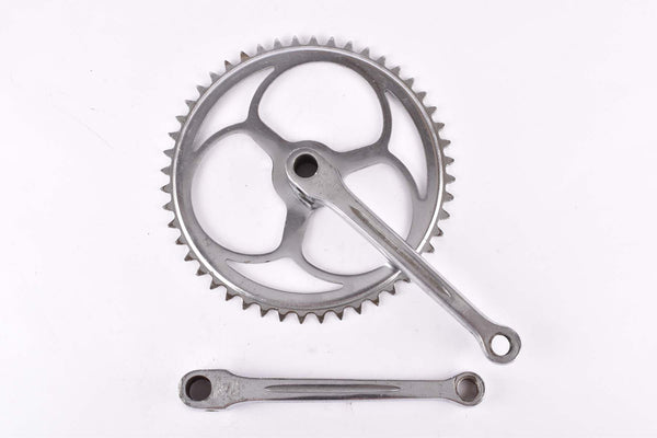 Gnutti cottered chromed steel single crankset with 48 teeth and 170mm length from the 1940s / 1950s / 1960s