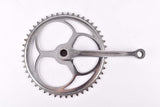 Gnutti cottered chromed steel single crankset with 48 teeth and 170mm length from the 1940s / 1950s / 1960s
