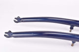 26" Dark Blue MTB Steel Fork with Eyelets for Fenders