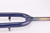 26" Dark Blue MTB Steel Fork with Eyelets for Fenders