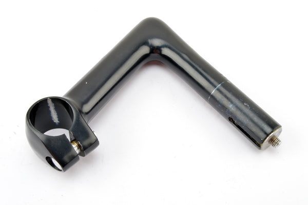 Black anodized Cinelli 1A stem in size 120mm with 26.4mm bar clamp size from the 1970s - 80s