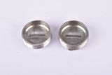 Silver Gipiemme plastic crank set dust caps