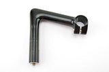 Black anodized Cinelli 1A stem in size 120mm with 26.4mm bar clamp size from the 1970s - 80s