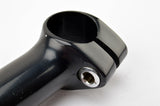Black anodized Cinelli 1A stem in size 120mm with 26.4mm bar clamp size from the 1970s - 80s