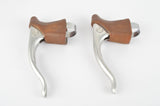 NOS Campagnolo (Nuovo) Record, Brake Lever Set #2030 with brown worldlogo hoods