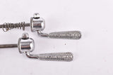 Campagnolo pre cpsc quick release set Record and Super Record, #1001/3 and #1006/8 front and rear Skewer from the 1950s - 1970s