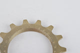 NOS Sachs Maillard steel Freewheel Cog, threaded on inside, with 14 teeth from the 1980s - 1990s