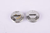 Silver Gipiemme plastic crank set dust caps