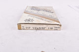 NOS/NIB 5-speed / 6-speed Wippermann Weiss-Stern (White  Star) Schaltungskette Nr. #117 golden Chain in 1/2" x 3/32" with 116 links